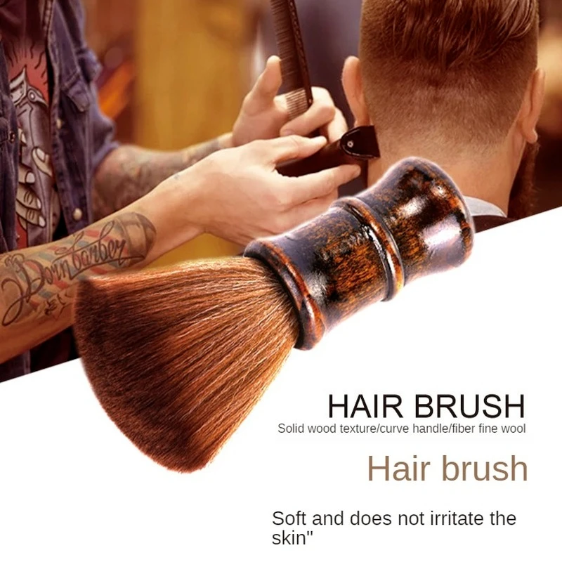 

Barbershop Brush Wooden Old-fashioned Foaming Brush Shaving Soap Foaming Brush