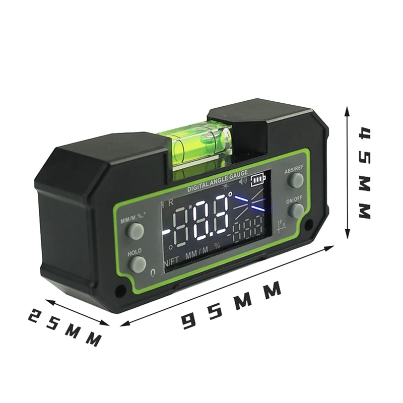 Цельный Bluetooth уровень инклинометр двухосевой цифровой транспортир