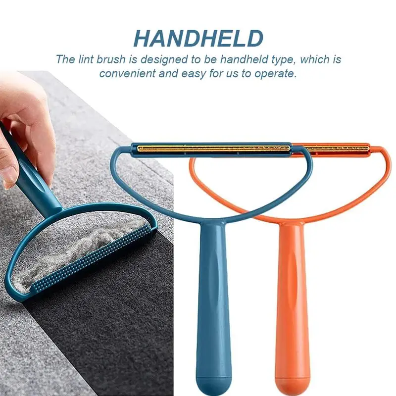 

Мини-устройство для удаления ворса, портативная Ручная двусторонняя ручная щетка для чистки шерсти домашних животных