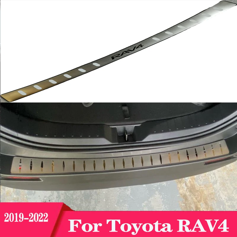 

For Toyota RAV4 2019 2020 2021 2022 Rearguard Retrofit Special Trunk Threshold Strip Decorative Accessories