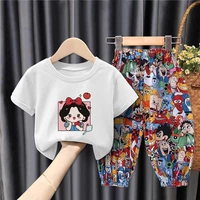 snow white girls summer suit new summer baby net red childrens clothing fashion trendy little boy two piece suit girl clothes
