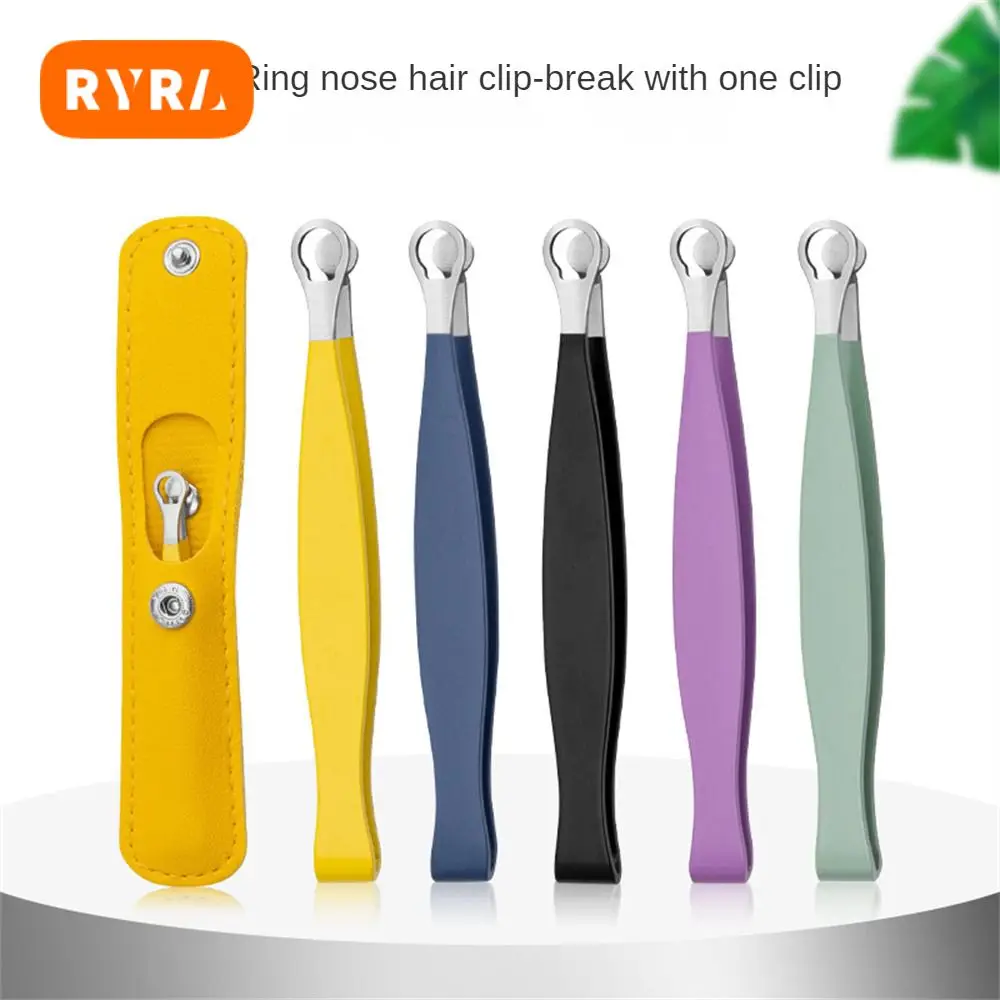 

Hygienic Beauty Tool Portable Personal Care Tool Ergonomic Design Nose Hair Remover Effective Round Head Easy To Use Gentle