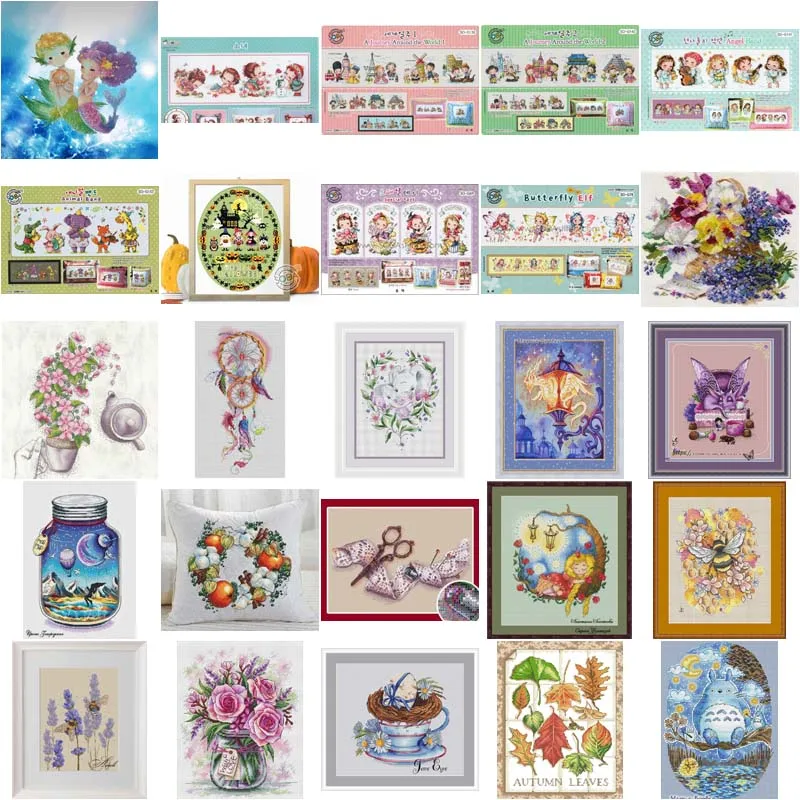 

world in bottle counted 16CT 14CT 18CT DIY Cross Stitch Sets Chinese Cross-stitch Kits Embroidery Needlework
