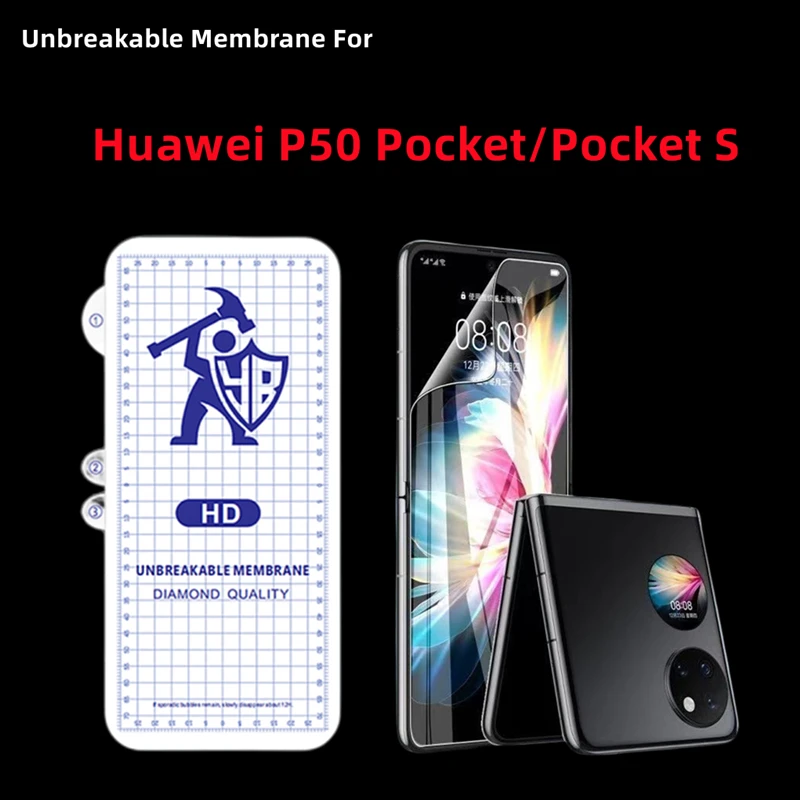 

3 шт., Гидрогелевая Защитная пленка для Huawei P50