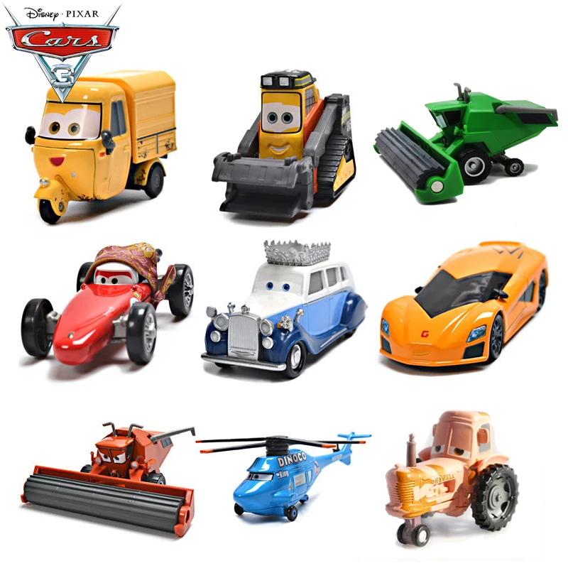 Original Disney Car Pixar Cars 3 Farm Bulldozer Frank Harvester Tractor Diecast Toys Christmas Gift for Children |