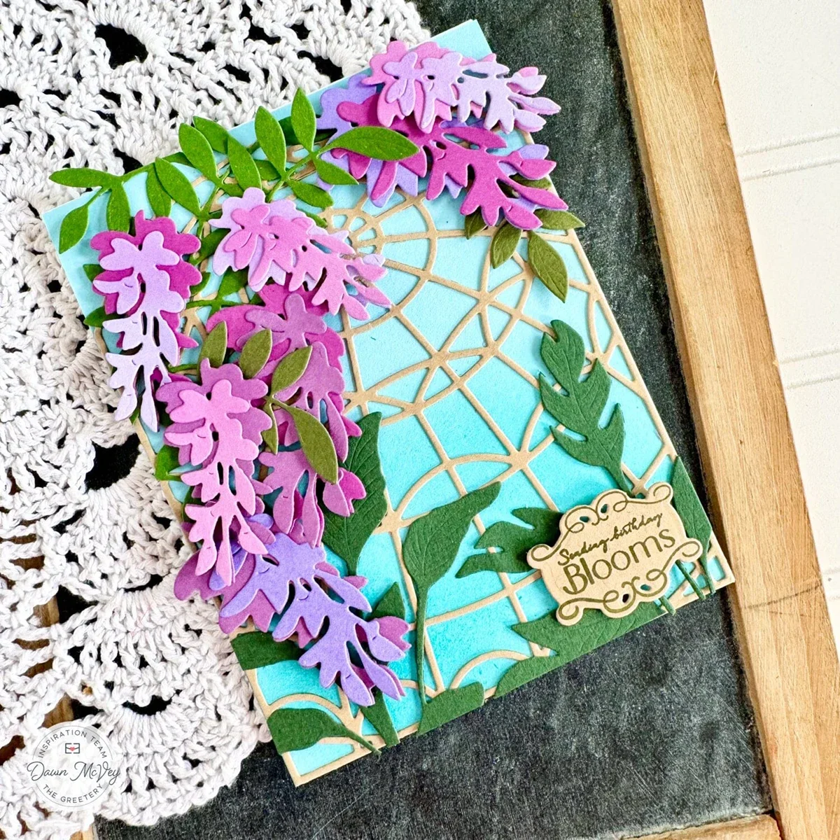 Новые металлические Вырубные штампы ботанические Глициния вырезанные для