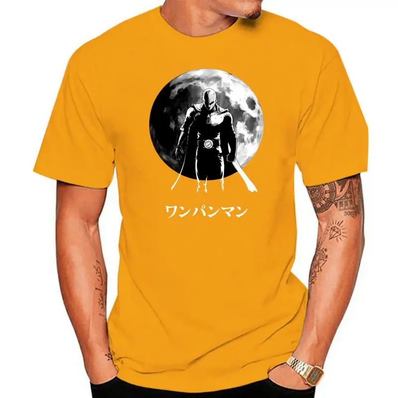

One-Punch Man Art T-Shirt Saitama Men 100% Cotton Tee Print T Shirt Men Short Sleeve Top Tee Men Fashion Black Cotton