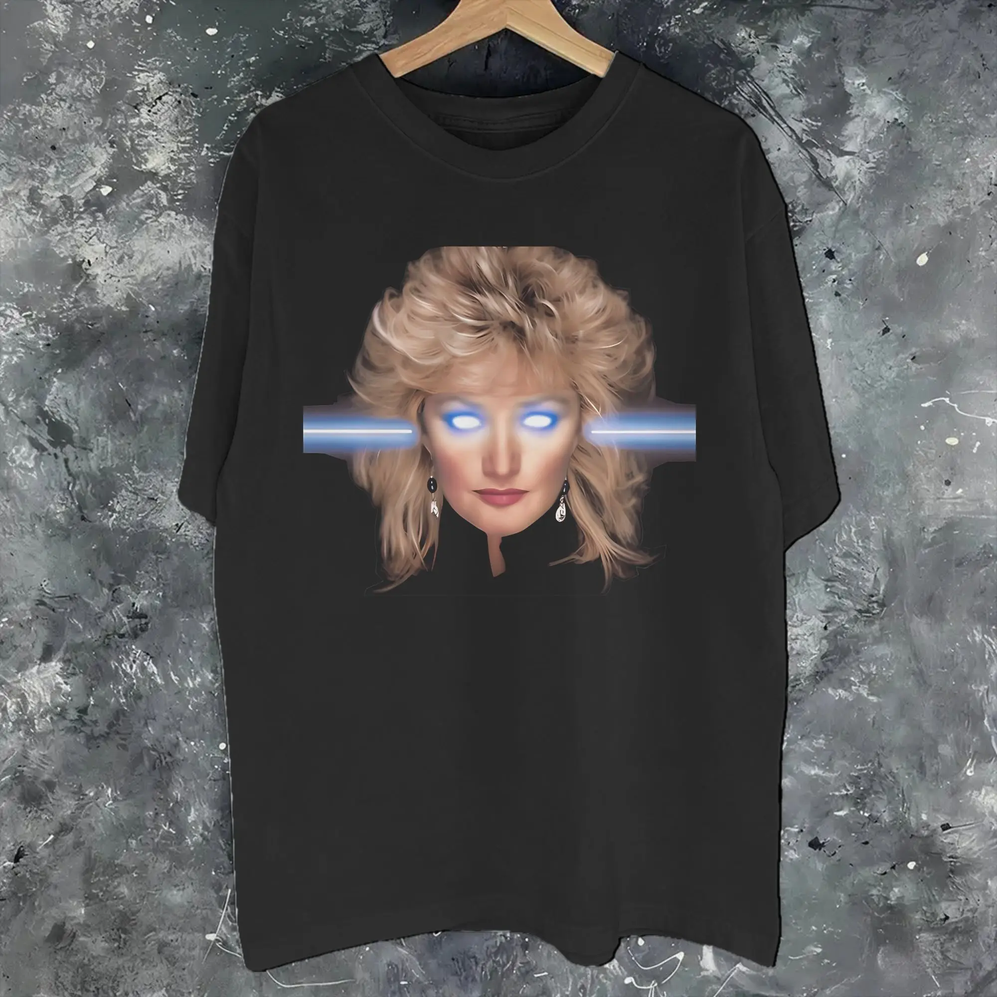 Фото Мужские и женские футболки Bonnie Tyler из чистого хлопка, новинка, одежда №1