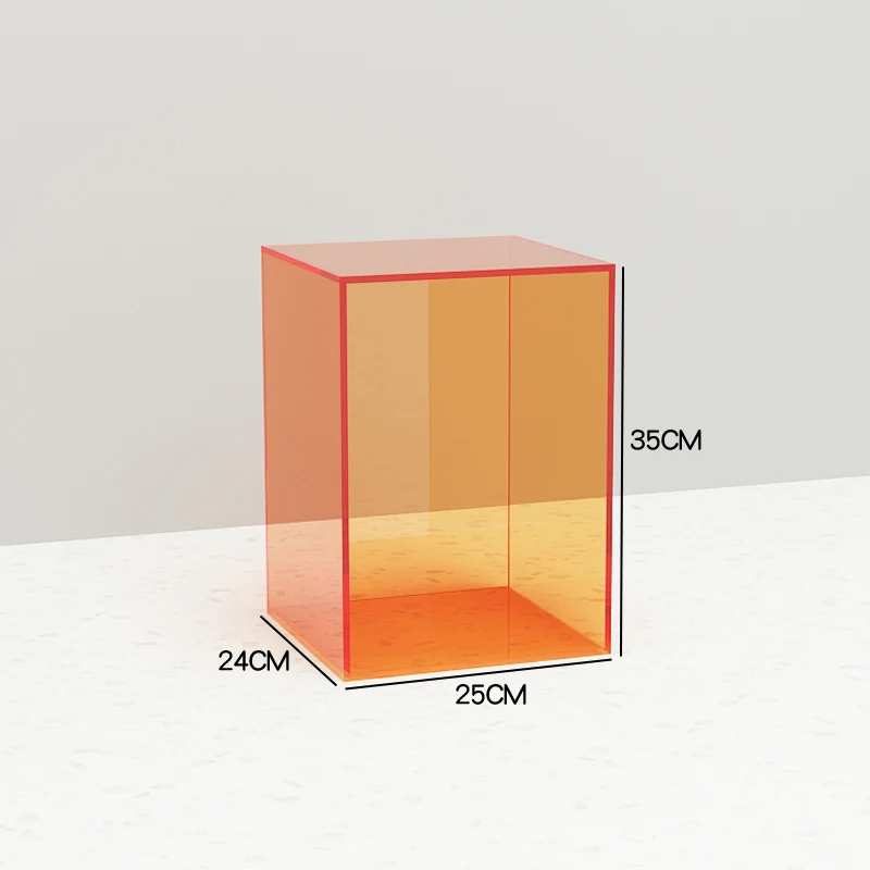 

ZL Acrylic Show Window Decoration Props Color Box Clothing Store Rack for Holding Shoes and Bags