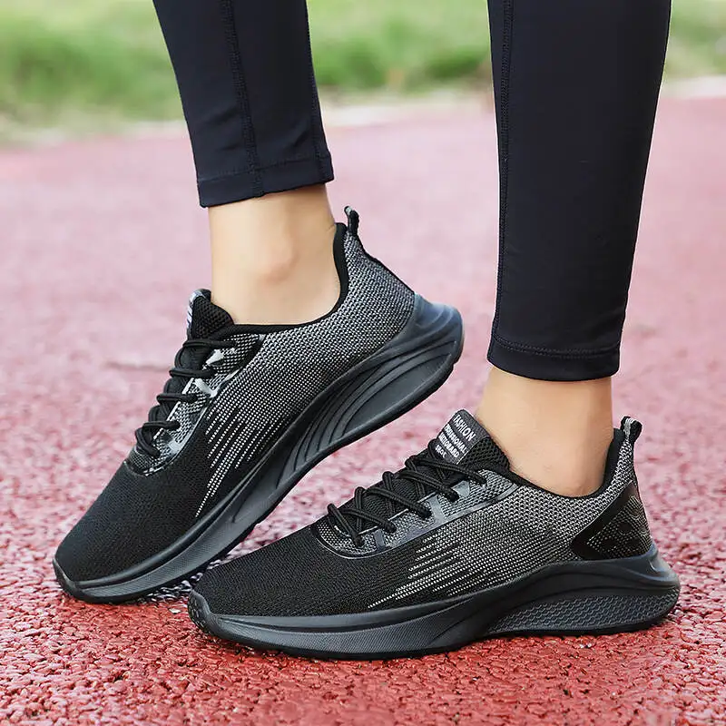 

Running Girl Portable Women's Sports Shoes For Gym Without Lacing Tactical Sneakers Thick Bottomed Women Sport Sneakers Tennis