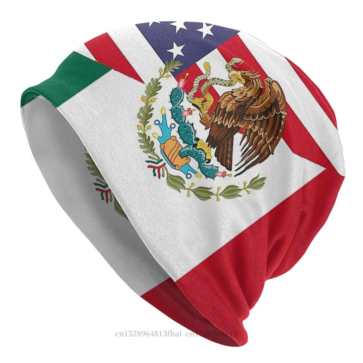 

America Mexico Bonnet Homme Winter Warm National Flag Skullies Beanies Caps Style Cotton Hats