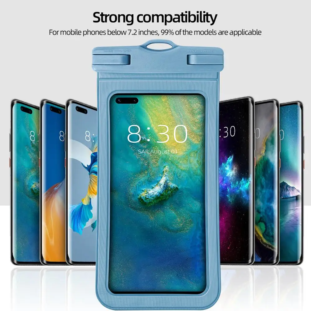 

Transparent Waterproof Bag Cell Phone Pouch Case for Swimming Diving Surfing Skiing Swimming Training Mobile Phone Accessories