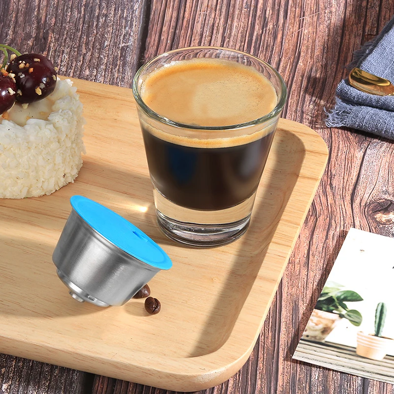 Refillable Stainless Steel Filter For Coffee Maker Reusable Capsules Machine With Spoon Accessories |