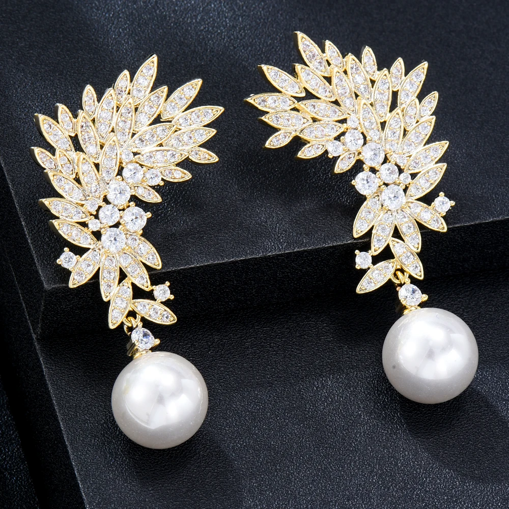 

GODKI новые индийские трендовые серьги в виде крыльев Ангела для женщин Свадебная вечеринка индийские Дубай Свадебные украшения букле d'oreille ...