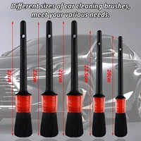 auto parts car cleaning detailing brush set power scrubber drill brushes set for car wheels dashboard dirt dust cleaning car rim