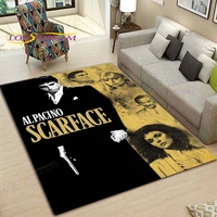 3d scarface pattern carpets living room anti skid area rug kids bedroom mats yoga mat large carpet decor