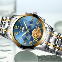 fngeen fashion business luminous waterproof quartz watch new mens watches top brand luxury stainless steel multifunctional watch