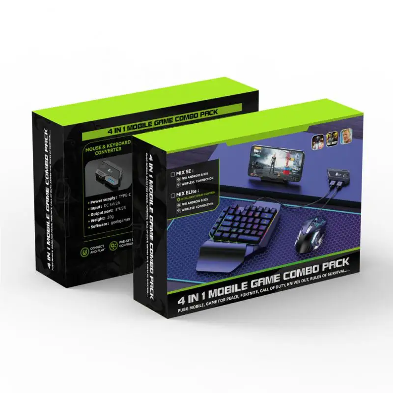 

Universal Keyboard And Mouse Adapter Quick Transmission Widely Compatible Mouse Comverter Non-delayed Adapter Durable Converter