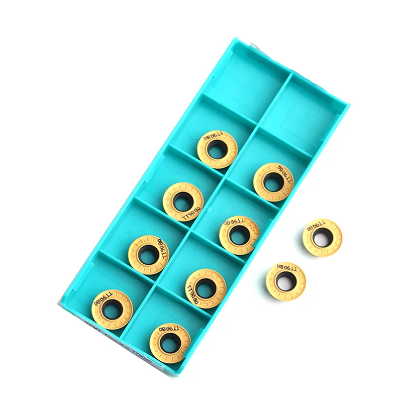 Твердосплавные вставки RPMT1204 M-C TT9080 Круглое лезвие фрезы Токарный станок с ЧПУ