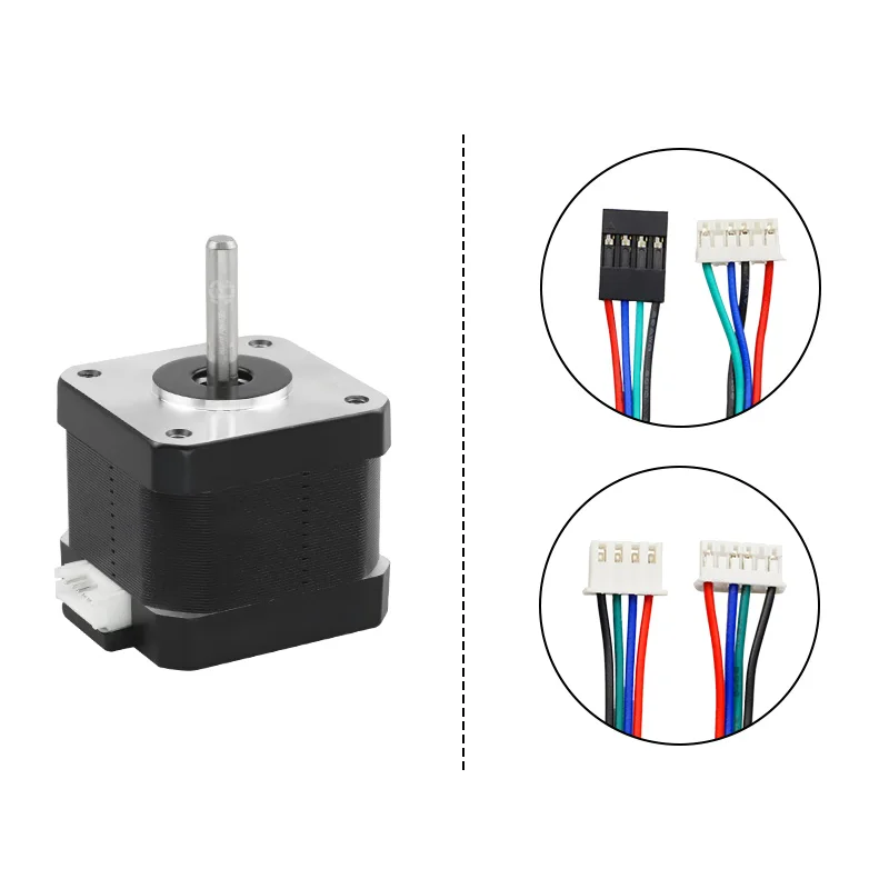 1 5a 42 Шаговый двигатель Nema 17 4-Lead BYGH 17HS4401S шаговый с 4-контактным кабелем Dupont детали