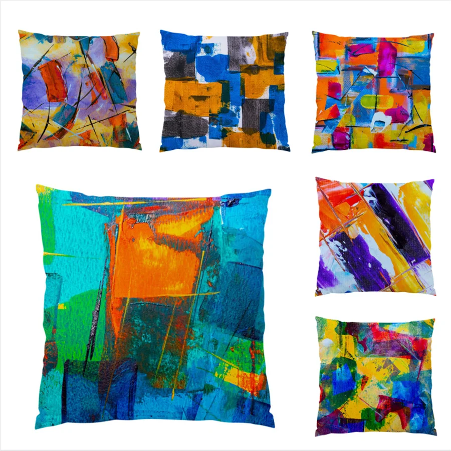 

Decorative Cushion Cover Luxury Nordic Style Pillowcase Fashion Decoration Home Decor Polyester Linen Velvet Fabric Pillow E0308