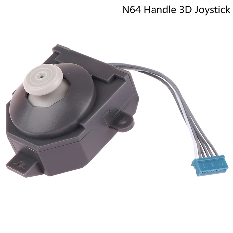 

3D Joystick Replacement Compatible with N64 Controller Analog Thumb Stick Controller Thumbstick Repair Part