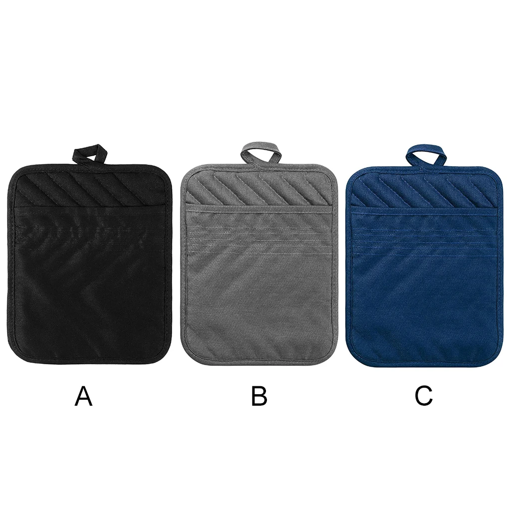 

5 шт., хлопковые термостойкие квадратные перчатки для духовки