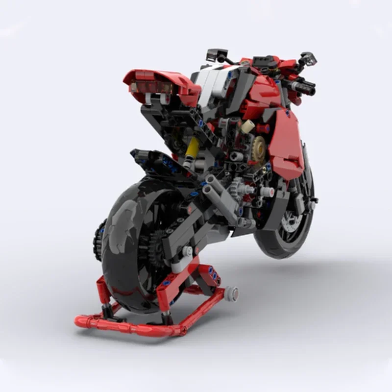 843 шт. Ducatis Panigale V4 R обновленная модель мотоцикла комплект строительных блоков