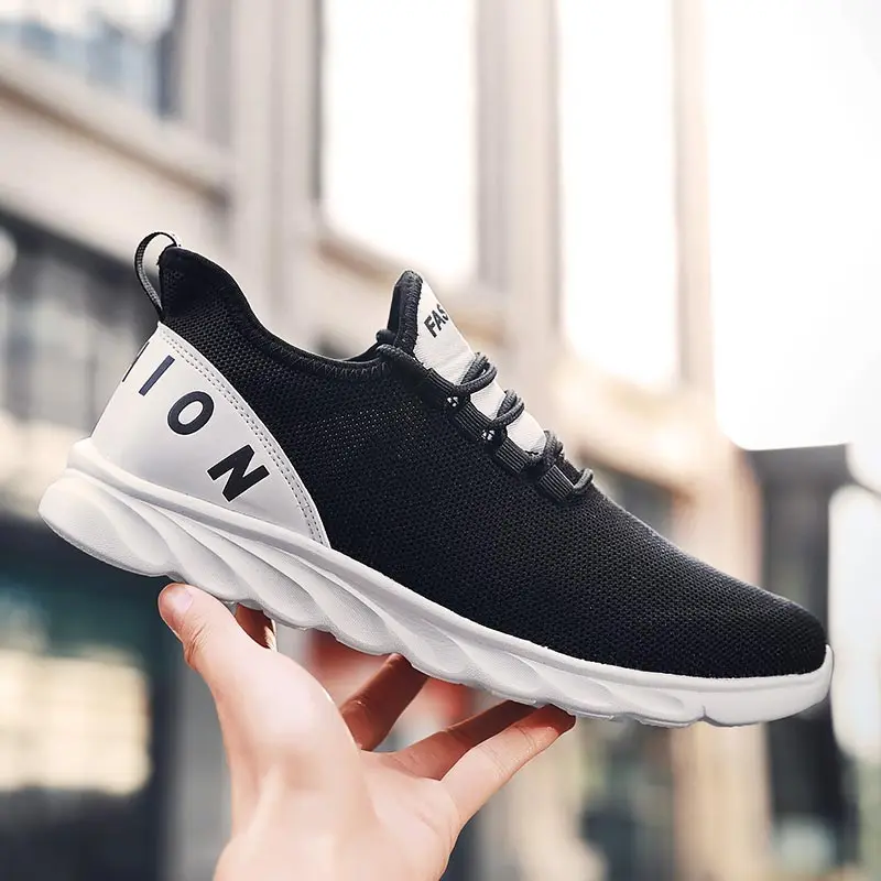 

mesh summer Men's Sports Shoes 2022 42 Men's Shoes Sneakers White. Non-Leather Casual Sport Man Shoes Sneakers For Running Gym