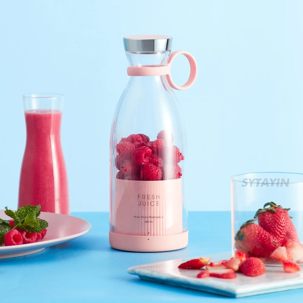 

Mini Portable Blender USB Charging Household Fruit Squeezer Blender Food Processor Household Portables Smoothie Blenders Hand
