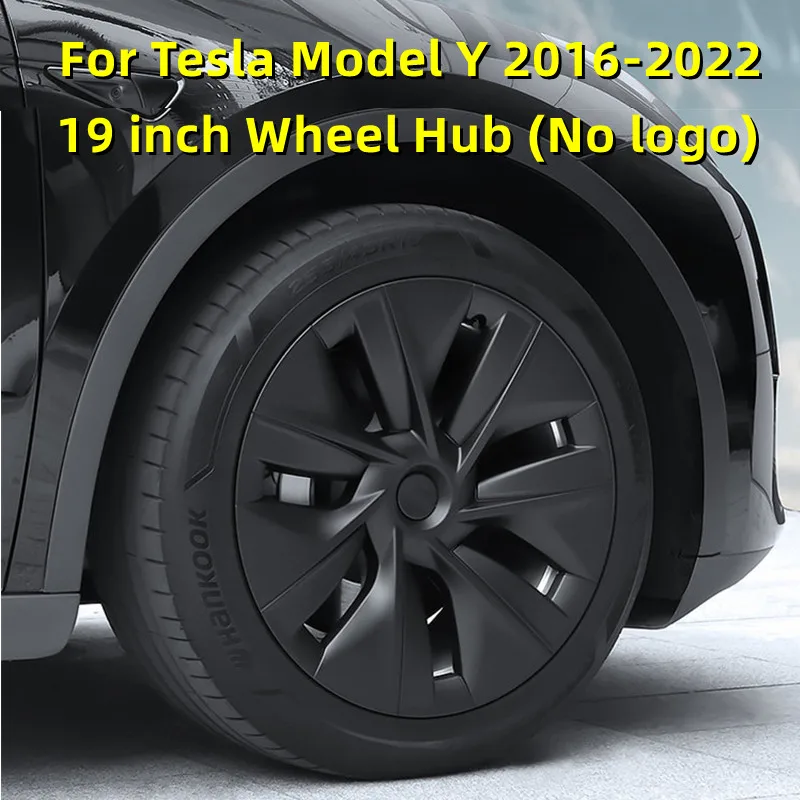 For Tesla Model Y Hubcaps 19 Inch ABS Full Cover Wheel Cap Kit Hight Performance Original Car Replacement Wheel Cover 2020-2022