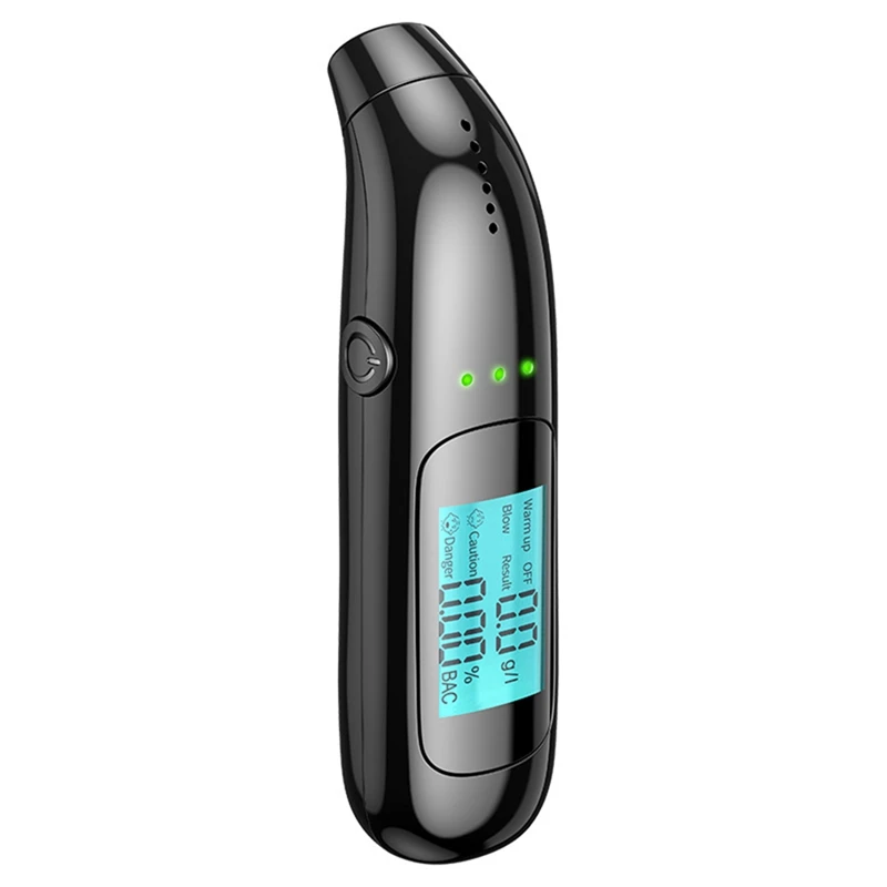 

Retail Portable Breathalyzer With Display Rechargeable Digital Breathalyzer For Driving Prevention