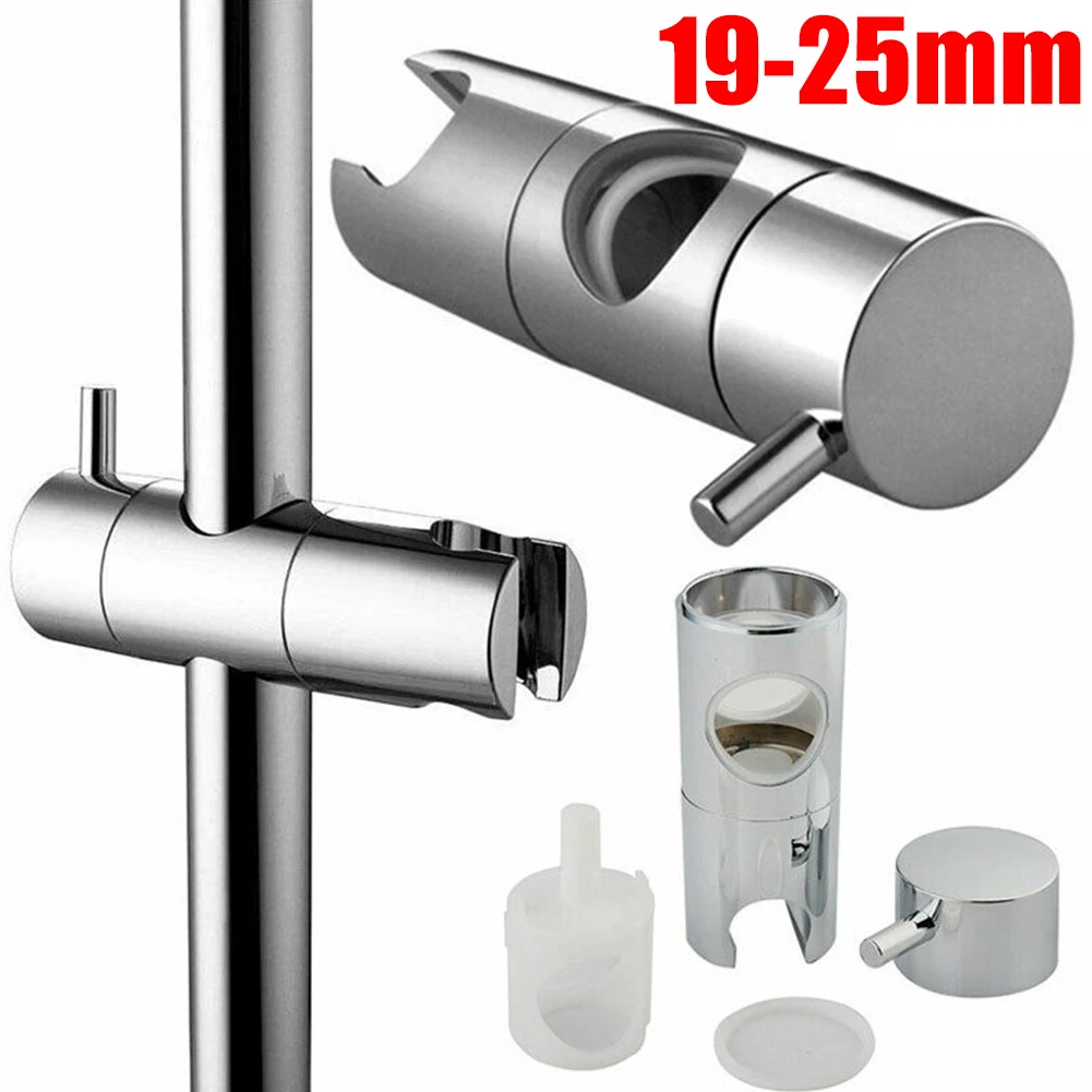 

1pc 19/20/22/24/25mm ABS Shower Head Holder Adjustable Riser Bathroom Rail Slider Shower Mounting Bracket Part Bath Accessories