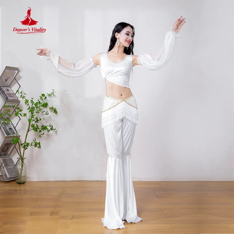 

Экзотические танцы живота танцевальная одежда для женщин индивидуальный костюм для взрослых детей костюм для танца живота жилет + рукава + брюки комплект ВОСТОЧНЫХ ТАНЦЕВ