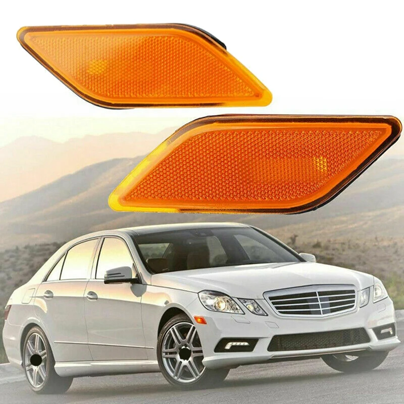 

Автомобильные Передние боковые габаритные огни для Mercedes Benz E-Class E350 E550 E63 2010-2013 W207 2078200321 2078200421