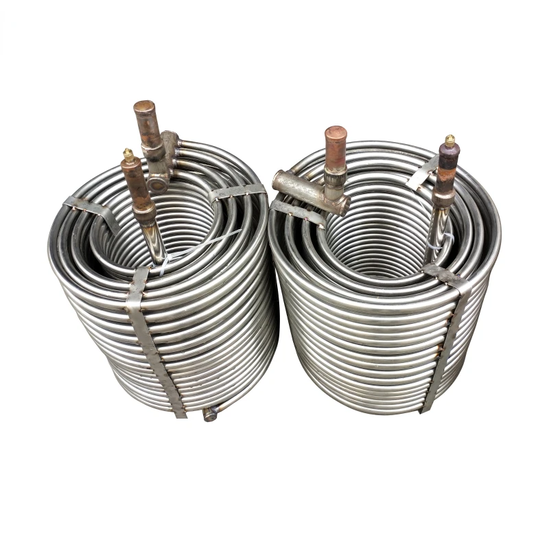 

20Ton Free standing coil heat exchanger immersion stainless steel pipe coil for water tank cooling