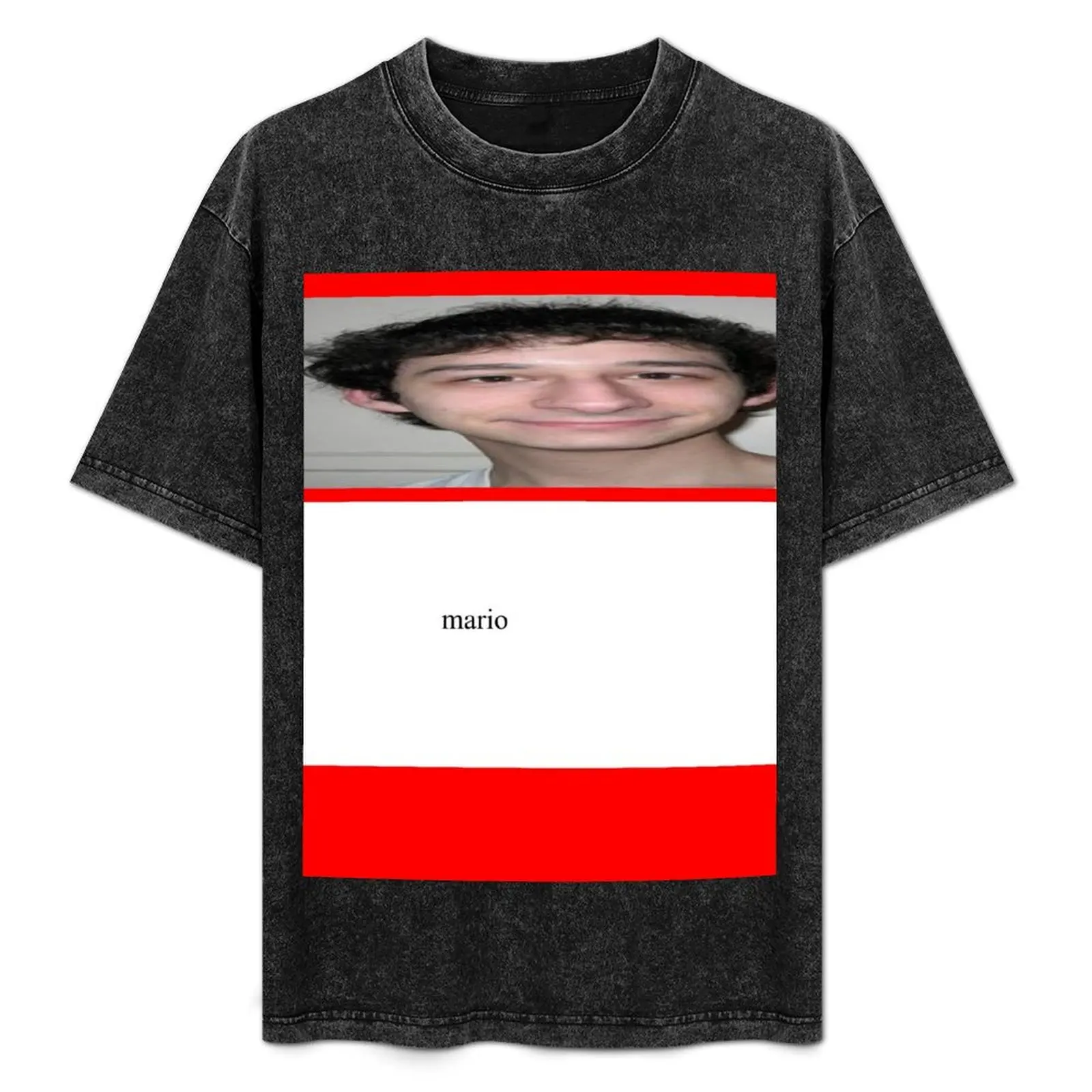 Футболка yandere Dev Mario одежда на день Святого Валентина мужская футболка с синим