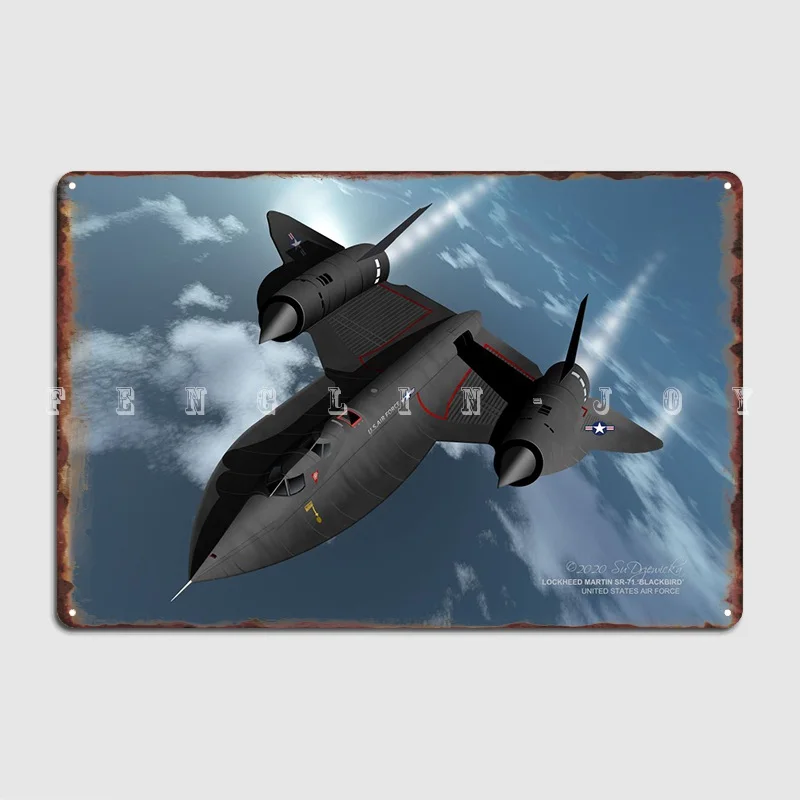 

Sr71 Blackbird Metal Plaque Poster Personalized Cinema Kitchen Cave Pub Garage Decoration Tin Sign Posters