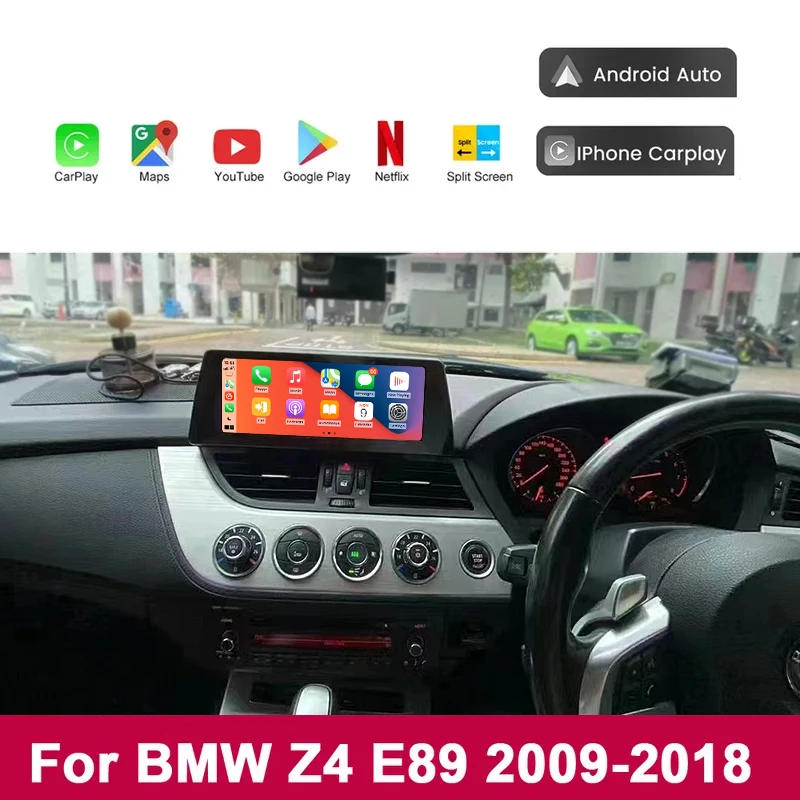 

Экран Android, GPS-навигация, беспроводной Apple Carplay для BMW Z4 E89 2009-2018 CIC, мультимедийный плеер, экран, головное устройство