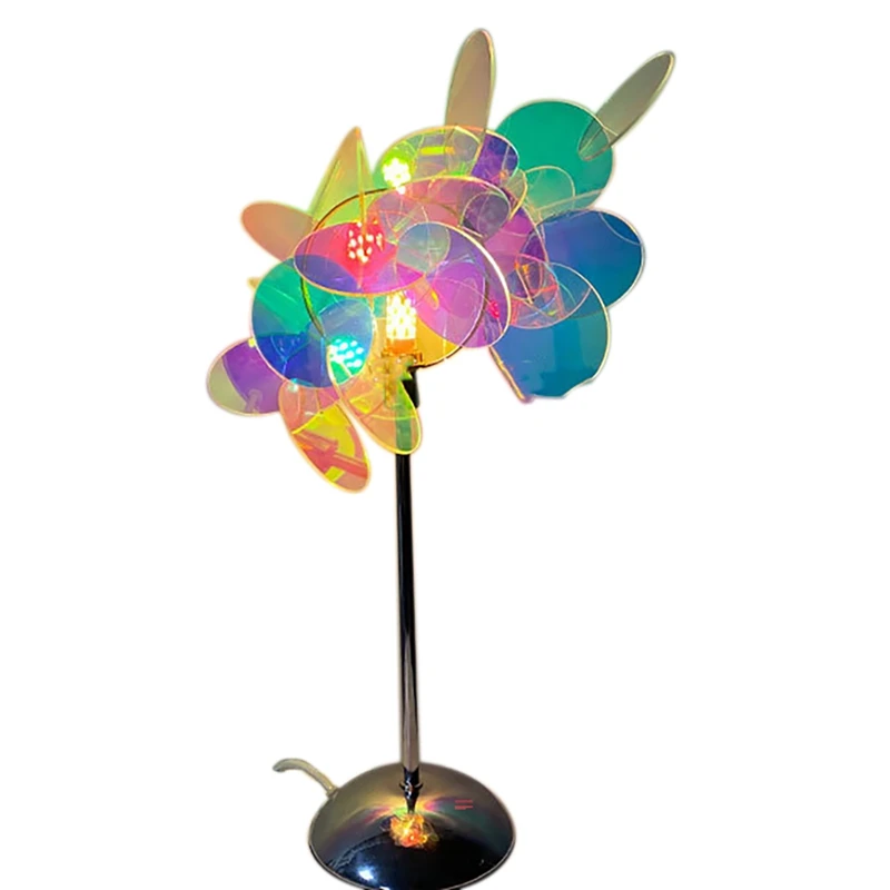 

Красочная настольная Ночная лампа Aurora RGB светильник ПА для спальни, праздничная, сделай сам