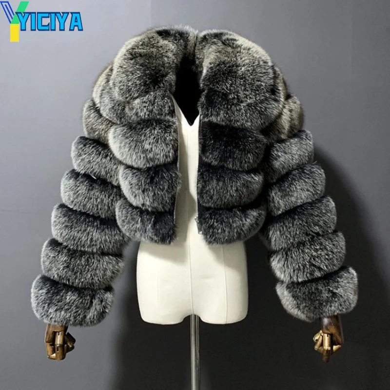 Рисунок 4 - Женская куртка из искусственного меха yiciya