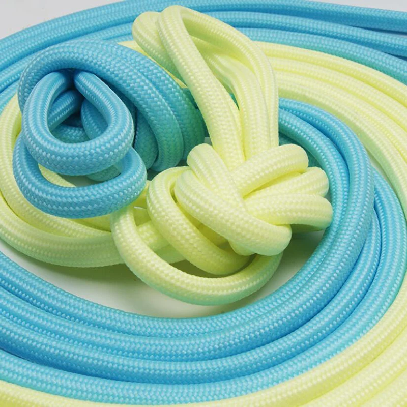 Luminous Shoelaces Round Glow In The Dark Night Color Fluorescent Shoelace Sports Canvas Shoelaces Adult Children Shoe Laces