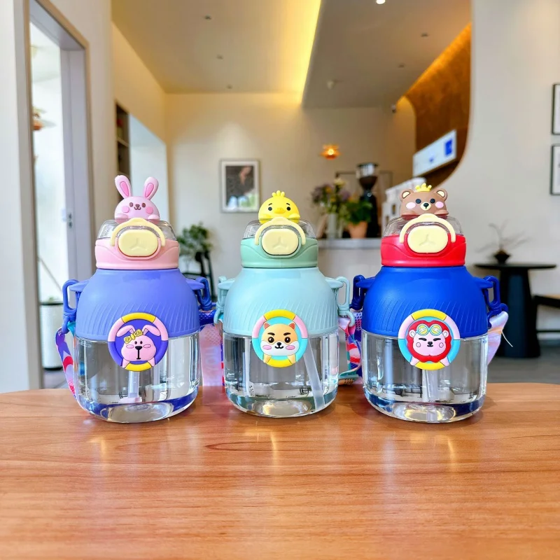 

650 мл новая детская соломенная чашка красивая мультяшная соломенная чашка Студенческая портативная Милая портативная пластиковая чашка