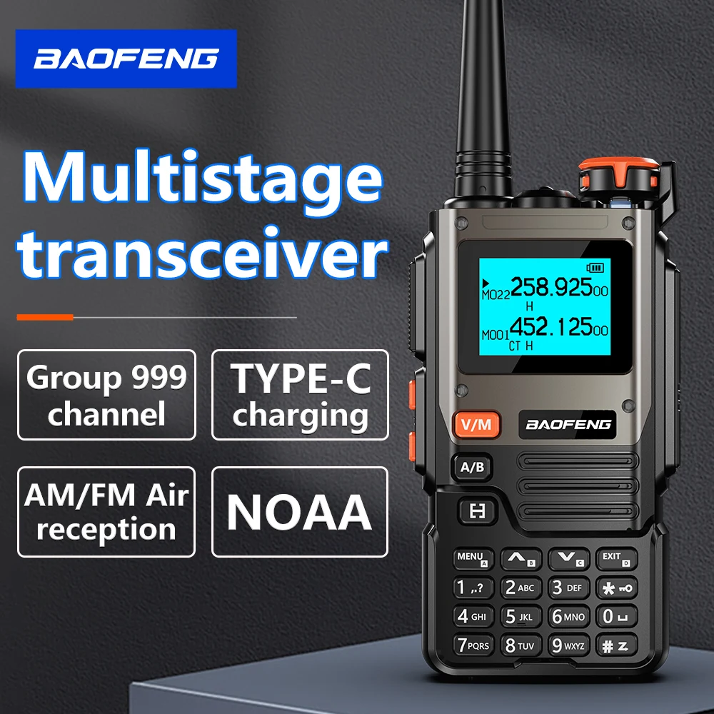 Портативная Двухдиапазонная Радиостанция Baofeng K61 5 Вт Am Fm Uv-k61 Type-c