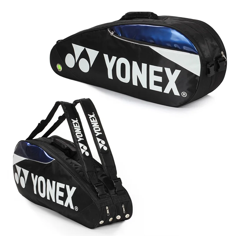 Large YONEX PU Badminton Bag Max For 6 Rackets With 2 Shoes Compartments For All Shuttlelock Accessories Sports Backpack