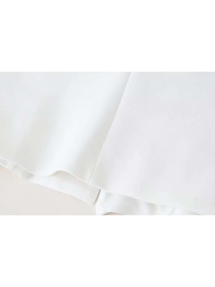 Женский топ на шнуровке без бретелек с открытой спиной и бантом