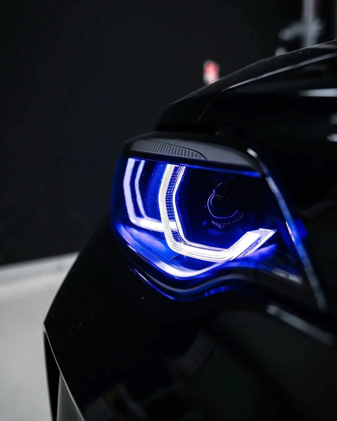 RGBW Синие Красные Ангельские Глаза Для 2018-2021 BMW M2 2 серии DRL многоцветные