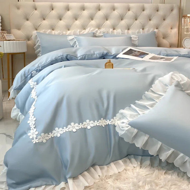 Комплект постельного белья из тенселя NoEnName_Null 4 шт.