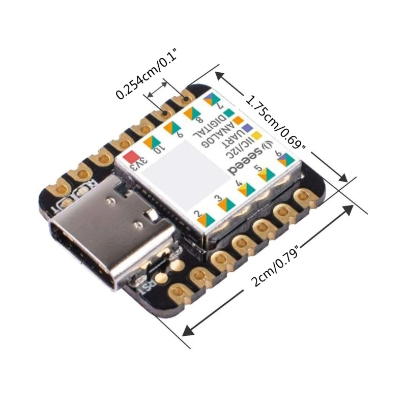 Совместимость с микроконтроллером Seeeduino XIAO UNOandNano Cortex-M0 I2C UART
