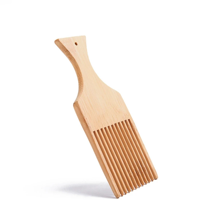 

Wooden Wide Teeth Hair Brush Pick Comb Hairbrush Hair Pick Comb Afro Pick Comb